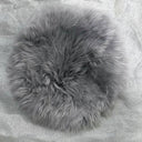 Kaikoura Long Wool Seat Pad - Grey at online8 furniture store Auckland