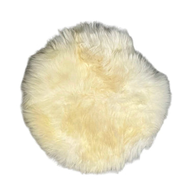 Kaikoura Long Wool Seat Pad - Ivory at online8 furniture store Auckland