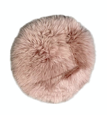 Kaikoura Long Wool Seat Pad - Rose at online8 furniture store Auckland