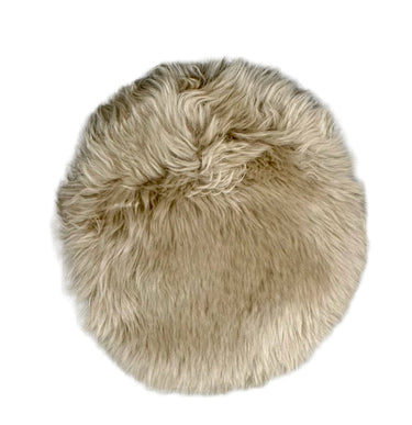 Kaikoura Long Wool Seat Pad - Taupe at online8 furniture store Auckland