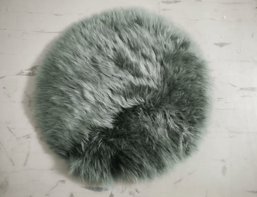 Kaikoura Long Wool Seat Pad - Thyme at online8 furniture store Auckland