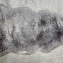 Kaikoura Long Wool Single NZ Sheepskin Rug - Gray at online8 furniture store Auckland
