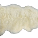 Kaikoura Long Wool Single NZ Sheepskin Rug - Ivory at online8 furniture store Auckland