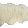 Kaikoura Long Wool Single NZ Sheepskin Rug - Ivory at online8 furniture store Auckland