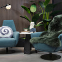 Kaikoura Long Wool Single NZ Sheepskin Rug - Thyme at online8 furniture store Auckland