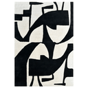 Kalu Black/White Rug at online8 furniture store Auckland