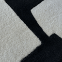 Kalu Black/White Rug at online8 furniture store Auckland