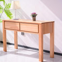 Kansas 3 Drawers Hall Table - Natural at online8 furniture store Auckland