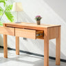 Kansas 3 Drawers Hall Table - Natural at online8 furniture store Auckland
