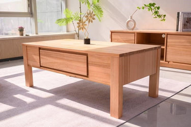 Kansas Coffee Table 1200mm - Natural at online8 furniture store Auckland