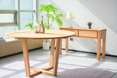 Kansas Round Dining Table-1300mm at online8 furniture store Auckland