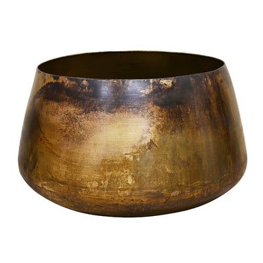 KELDA Metal Pots Jarn S/2 - Antique Gold at Online8 Furniture Auckland NZ