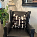 Kennedy Wingback Aged Leather Armchair - Belon Black at online8 furniture store Auckland