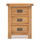 Kensington 3 Drawer Bedside Table at online8 furniture store Auckland