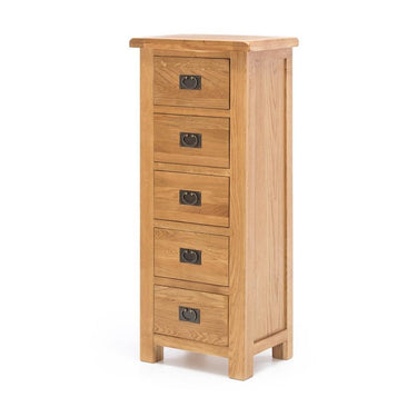 Kensington 5 Drawer Slimboy at online8 furniture store Auckland