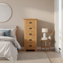 Kensington 5 Drawer Slimboy at online8 furniture store Auckland