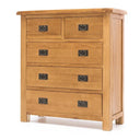 Kensington Oak Bedroom Suite - 5 Piece at online8 furniture store Auckland