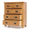 Kensington Oak Bedroom Suite - 5 Piece at online8 furniture store Auckland