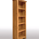 Kensington Oak Bookcase - 1800x600 at Online8 Furniture Auckland NZ