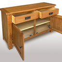 Kensington Oak Buffet Table - 1040mm at online8 furniture store Auckland