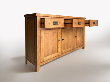 Kensington Oak Buffet Table - 1480mm at online8 furniture store Auckland