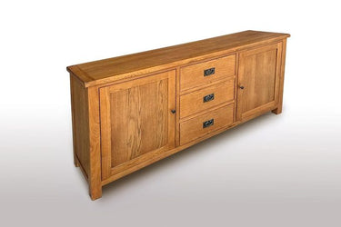 Kensington Oak Buffet Table - 1800mm at online8 furniture store Auckland
