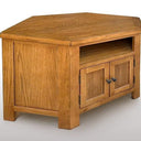 Kensington Oak Corner TV Unit at online8 furniture store Auckland