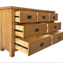 Kensington Oak Dressing Table with Mirror at Online8 Furniture Auckland NZ