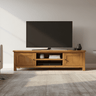 Kensington Oak Entertainment Unit - 1800mm at online8 furniture store Auckland