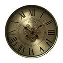 Kensington Round Gear Wall Clock - Antique Gold at Online8 Furniture Auckland NZ