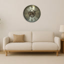 Kensington Round Gear Wall Clock - Champagne Gold at Online8 Furniture Auckland NZ