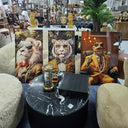 King Lion Framed Canvas Wall Art at online8 furniture store Auckland