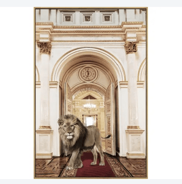 King of the Castle Canvas Wall Art at online8 furniture store Auckland