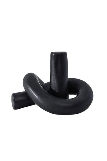 Knot Ornament - Black at online8 furniture store Auckland