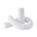 Knot Ornament - White at online8 furniture store Auckland