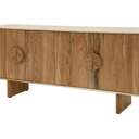 Koh 4 Door Sideboard - Natural at Online8 Furniture Auckland NZ