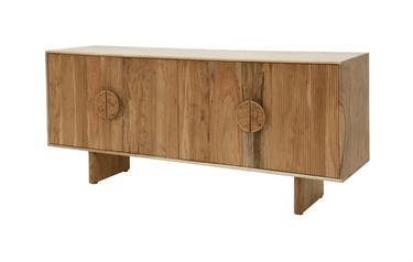 Koh 4 Door Sideboard - Natural at online8 furniture store Auckland