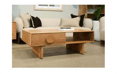 Koh Coffee Table - Natural at online8 furniture store Auckland