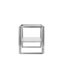 KRISTINA DAM Foldable Side Table - Stainless Steel at Online8 Furniture Auckland NZ