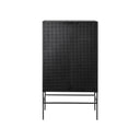 KRISTINA DAM Grid Cabinet - Black Steel at Online8 Furniture Auckland NZ