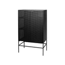 KRISTINA DAM Grid Cabinet - Black Steel at Online8 Furniture Auckland NZ