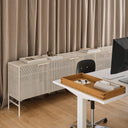 KRISTINA DAM Grid Sideboard - Beige Steel at Online8 Furniture Auckland NZ