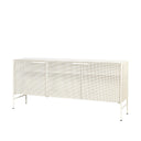 KRISTINA DAM Grid Sideboard - Beige Steel at Online8 Furniture Auckland NZ