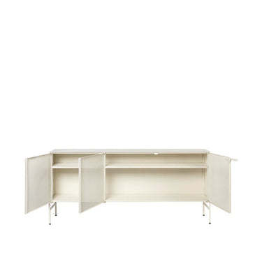 KRISTINA DAM Grid Sideboard - Beige Steel at Online8 Furniture Auckland NZ
