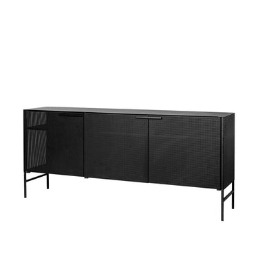 KRISTINA DAM Grid Sideboard - Black Steel at Online8 Furniture Auckland NZ