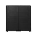 KRISTINA DAM Grid Wall Cabinet - Black Steel at Online8 Furniture Auckland NZ