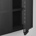 KRISTINA DAM Grid Wall Cabinet - Black Steel at Online8 Furniture Auckland NZ