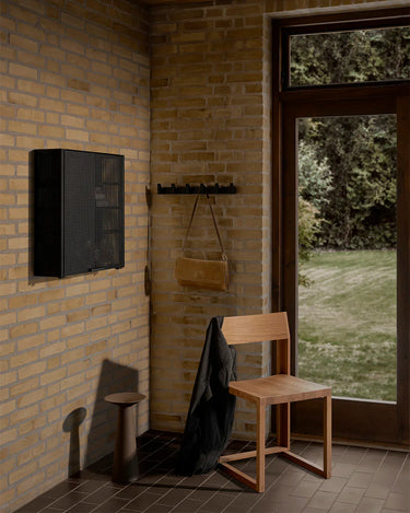 KRISTINA DAM Grid Wall Cabinet - Black Steel at Online8 Furniture Auckland NZ