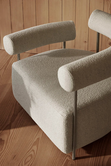 KRISTINA DAM Solitude Lounge Chair - Beige at Online8 Furniture Auckland NZ