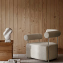 KRISTINA DAM Solitude Lounge Chair - Beige at Online8 Furniture Auckland NZ